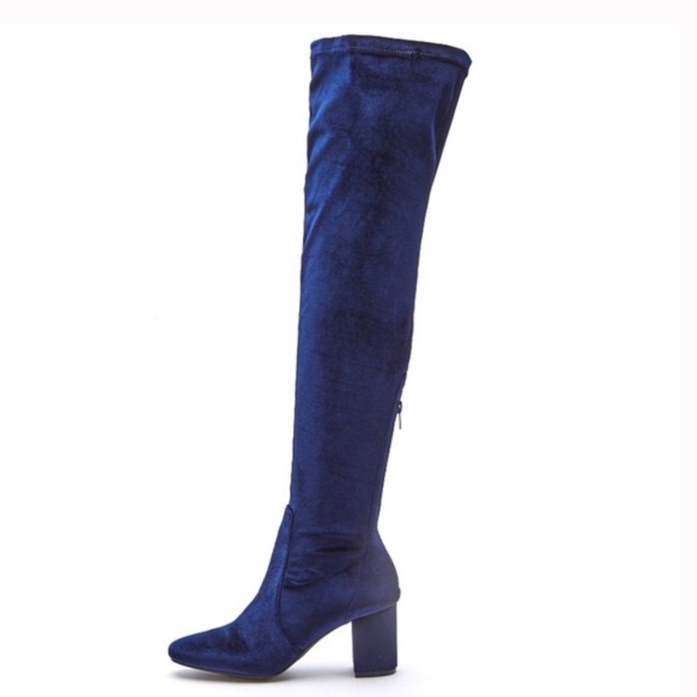 Matisse Velvet Over the Knee Boots